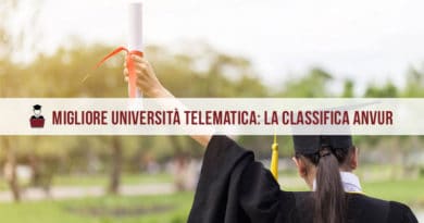 Migliore Università Telematica: la classifica secondo l’Anvur
