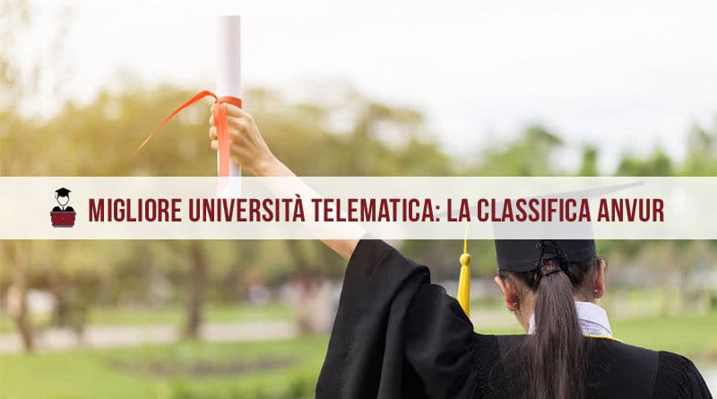 Migliore Università Telematica: la classifica secondo l’Anvur
