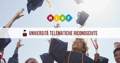 Università Telematiche riconosciute dal MIUR